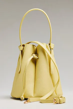 Melie Bianco Laguna Cinched Vegan Leather Bucket Bag