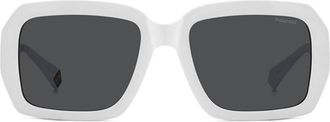 Polaroid PLD 6223/S/X Polarized VK6/M9 Mens Sunglasses White Size 54