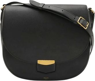 Celine Pre-owned Cross Body Bags, female, Black, Size: ONE SIZE Pre-owned Vintage Cross Body Bag