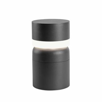 Netlighting Sete LED Outdoor Pedestal Light White Dark Grey IP54