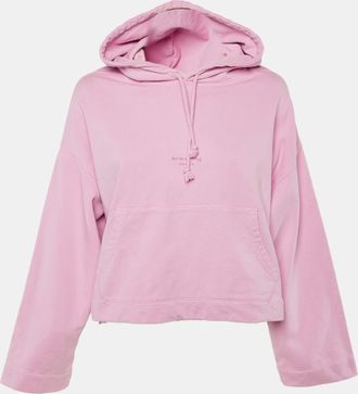 Acne Studios Pink Cotton Knit Long Sleeve Hoodie