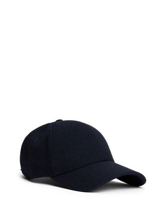 Tommy Hilfiger Baseball Cap TOMMY HILFIGER TH FLAG HERRINGBONE 6 PANEL CAP, Herren, space blau herringbone, Web, Wollmischung, Caps Baseball Cap, mit Klemmschnalle, 