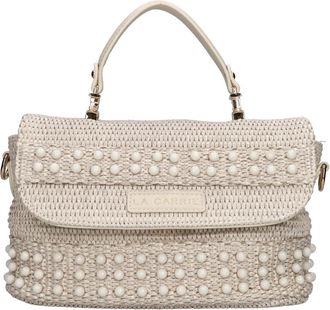 La Carrie Room - Dames - Handtassen - Beige - ONE Size - Leer - Tassen