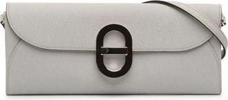 Herm&egrave;s 2024 Epsom Maillon To Go Wallet crossbody bag - Grigio