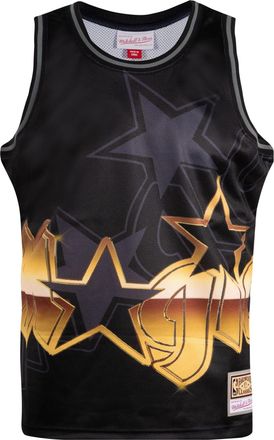 Mitchell & Ness NBA Big Face 4.0 Fashion Tank Orlando Magic TMTK1258-OMAYYPPPBLCK
