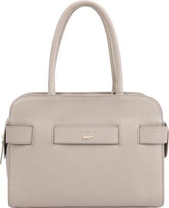 Paul Costelloe Womens Colima Shoulder Bag - Beige Leather - One Size