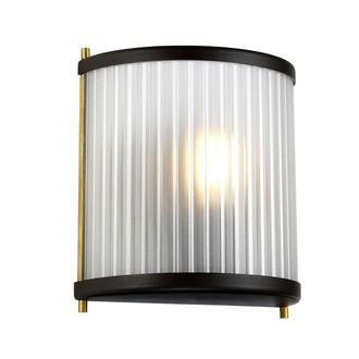 Loops Wall Light Museum Bronze Dark Brown Painted / Aged Brass LED E27 60W