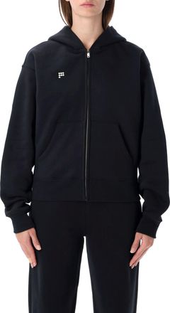 PANGAIA Classic HW Relaxed Fit Black Zip Hoodie