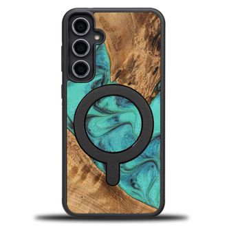 OEM Funda Bewood Unique Para Samsung Galaxy S23 Fe - Turquesa Con Magsafe