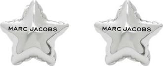 Marc Jacobs Light Antique Silver Balloon Star Earrings