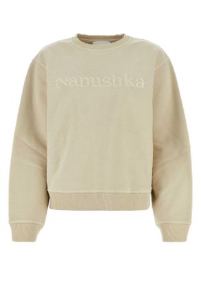 Nanushka Sand Cotton Sweatshirt