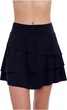 Gottex Tutti Frutti Cover Up Skirt in Black at Nordstrom, Size Large