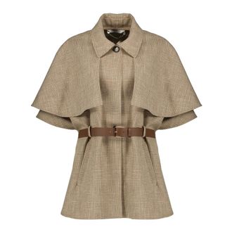 Max Mara Capes, female, Brown, Size: S/M Cape Favetto