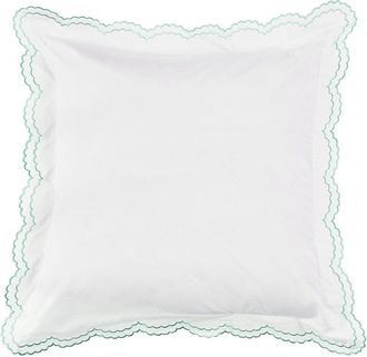 Melange Home M&eacute;lange Home 300 Thread Count Double Scalloped Embroidery Sham Pair