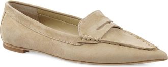 Zigi Soho Arlot Leather Loafer in Natural Suede at Nordstrom, Size 10