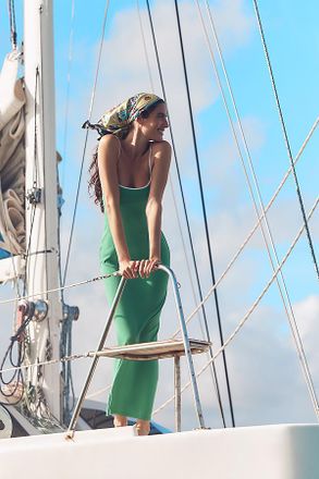 L*Space Jordana Sleeveless Rib Midi Dress