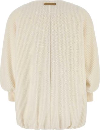 Max Mara Womens Ivory Wool Blend Cirino Jacket Bianco Giubbini