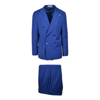 Corneliani Heren, Pakken, Blauw, Maat: L Wol