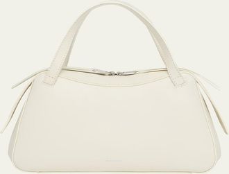 Jil Sander Dune Small Leather Top-Handle Bag