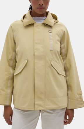 Halfdays Hooded Rain Jacket in Cornbread at Nordstrom, Size X-Small
