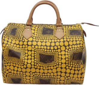 Louis Vuitton Jaune Yellow Pumpkin Dot (Yayoi Kusama) Boston Bag (Pre-Owned)