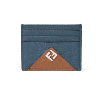 Fendi Accessoires, Heren, Blauw, ONE Size, Katoen, Lui Kaarthouder