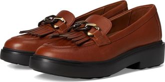 Naturalizer Paris Loafers Womens Flat Shoes Cider Spice Leather : 7.5 M (B)