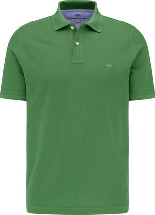 Fynch-Hatton Mens Short-Sleeved Polo Shirt - Premium Supima Cotton, L Cactus, Green cactus, L