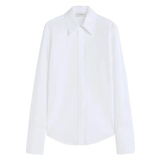 Sportmax Overhemden, Dames, Wit, M, Spxcobea