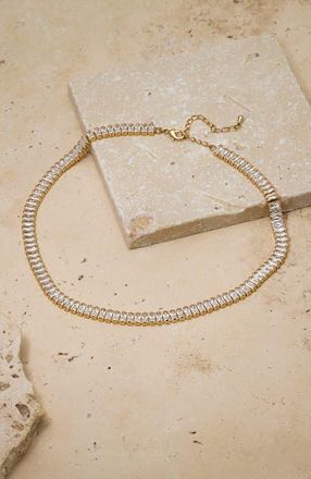 Untamed Petals Polly Crystal Choker in Gold at Nordstrom