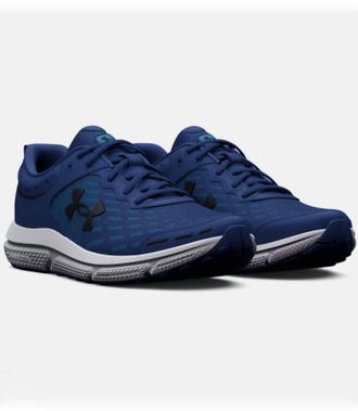 Under Armour Mens Charged Assert 10 Running Shoes In Academy White