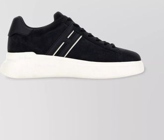 Hogan leather sneakers with logo side panels