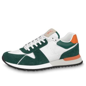 Louis Vuitton Run Away Sneakers Green Orange 1ABMEP