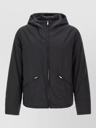 Undercover printed hooded padded coat