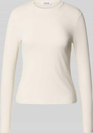 Edited Longsleeve in Ripp-Optik Modell Ginger in Offwhite, Gr&ouml;&szlig;e 34