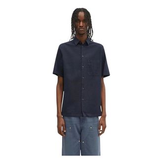 Sams&oslash;e & Sams&oslash;e Hombre, Camisas, Azul, Talla: L