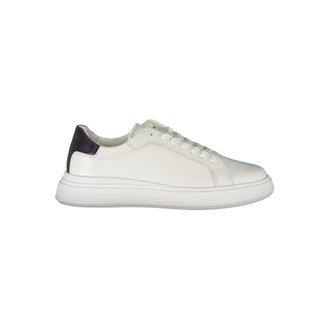 Calvin Klein Witte Leren Heren Sneakers