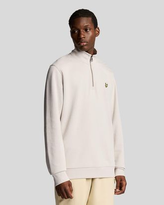 Lyle & Scott Loopback Quarter Zip Sweat in Cove at Nordstrom, Size Xx-Large