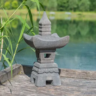 Wanda Collection Linterna Japonesa De Piedra De Lava 55 Cm