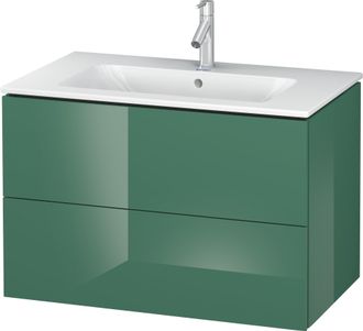 Duravit Duravit L-cube Mueble De Pared, Ancho 820mm, Profundidad 481, 2 Cajones, Se Ajusta A Las Necesidades Del Cliente. Art&iacute;culo 233683, Color: Jade Laca Al