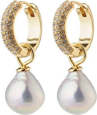 Pilgrim gold plated oorbellen Edele