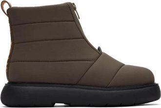 Toms Toms ALPARGATA MALLOW PUFFER Womens Boots Olive - Green - Size UK 3