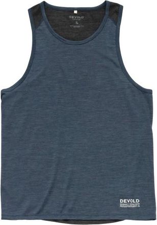 Devold Endurance Merino 130 Singlet Laufshirt f&uuml;r Herren | blau