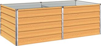 vidaXL Cama De Jard&iacute;n Elevada Natural 160 X 80 X 55 Cm Vidaxl