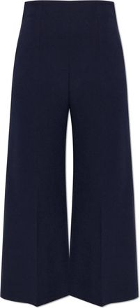 Marni Wijde Plooibroek - Dames - Wijde Broeken - Blauw - M - Wol - Broeken