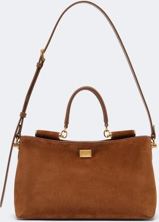Dolce & Gabbana Borsa a tracolla Vittoria Medium in suede