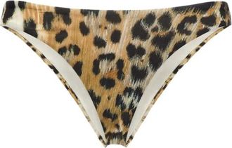 Roberto Cavalli Slip Bikini Jaguar Skin - - Swimwear - Donna - Marrone - L