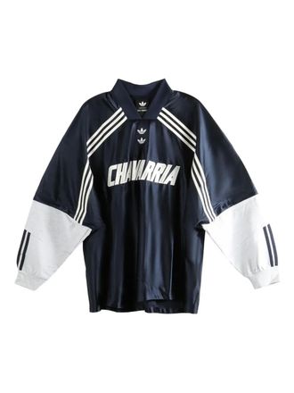 adidas x Willy Chavarria Dazzle long-sleeve T-shirt - Blue