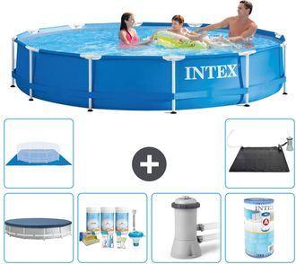 Intex Piscina Con Estructura Redonda - 366x76 Cm - 7-piezas S31590