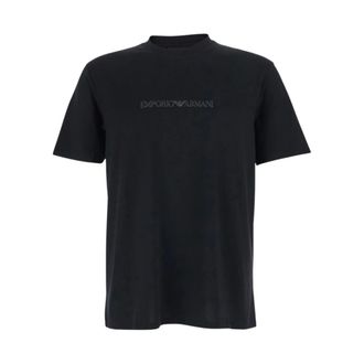 Emporio Armani Heren, Tops, Zwart, Maat: L Katoen